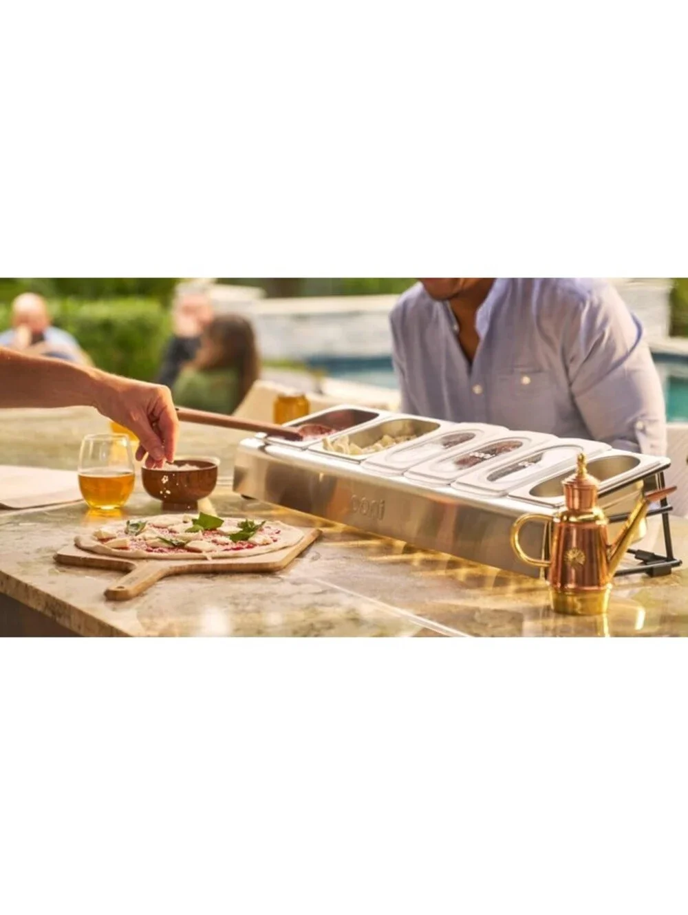 Ooni Pizza Topping Station (Stainless Steel)